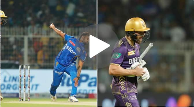 [Watch] Thushara's Brilliant Slower Delivery Foxes Phil Salt As MI Draw First Blood